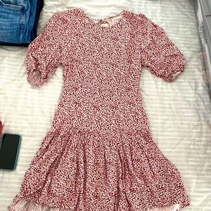 Free People Backless Dress Floral